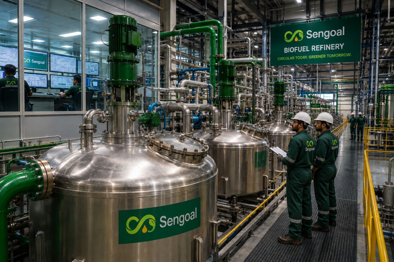 Inside the Sengoal biofuel refinery